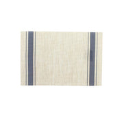 Kudottu PVC pöytätabletti 45x30cm, beige/sininen