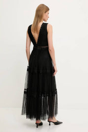 Robe longue Nikky en tulle plumetis - 80936 (S-M-L-XL)