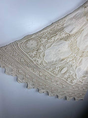 Jupe Longue Dentelle Bohème – Taille Smockée