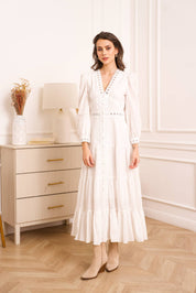 Robe longue Avril imprimé fleuri - 80957-7
