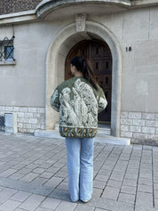 Boho-tikkitakki, vihreä