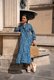 Robe Marbella coton imprimé - CK08112C