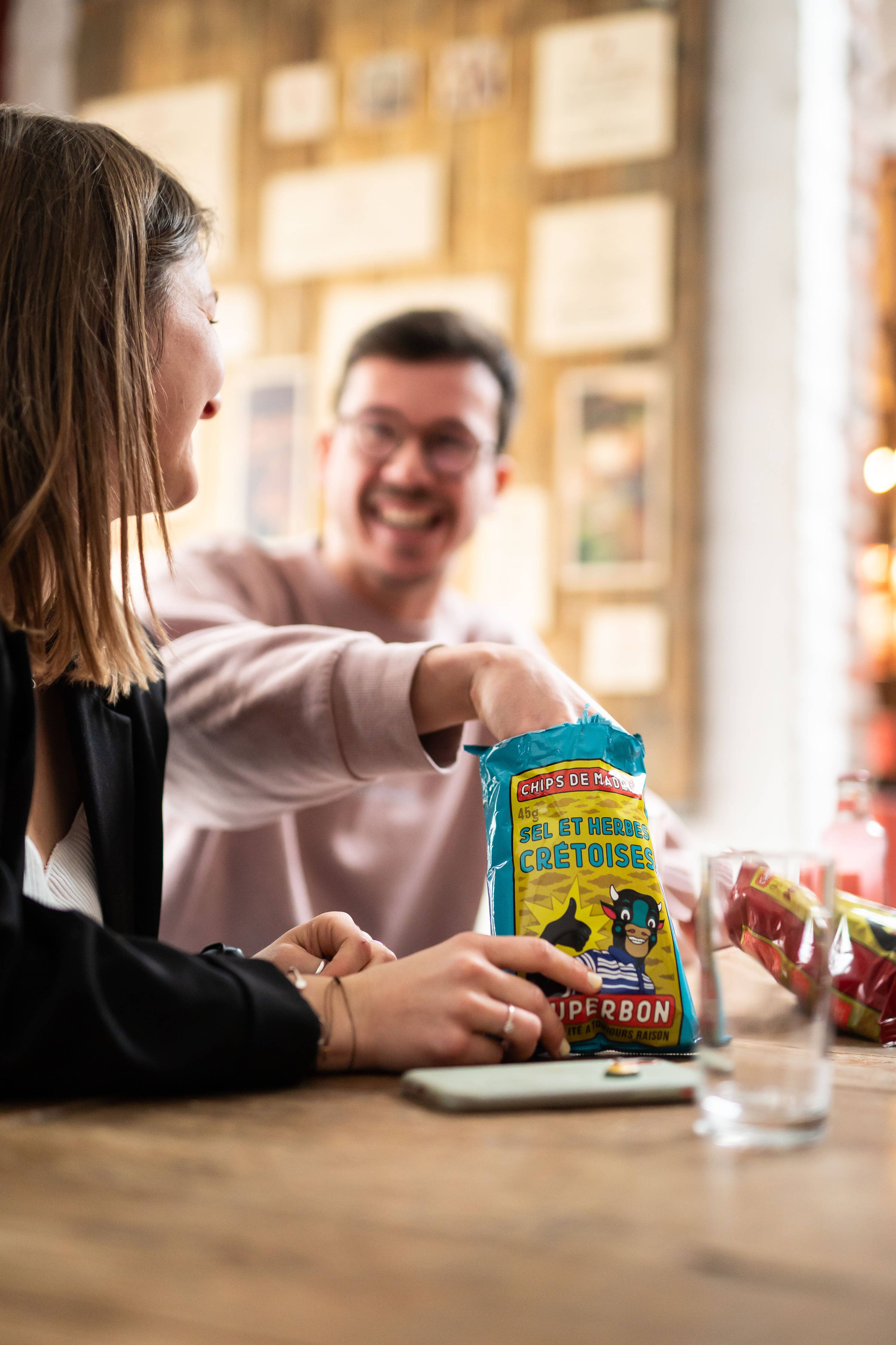 NOUVEAU - Chips aux herbes crétoises 40 g - Superbon