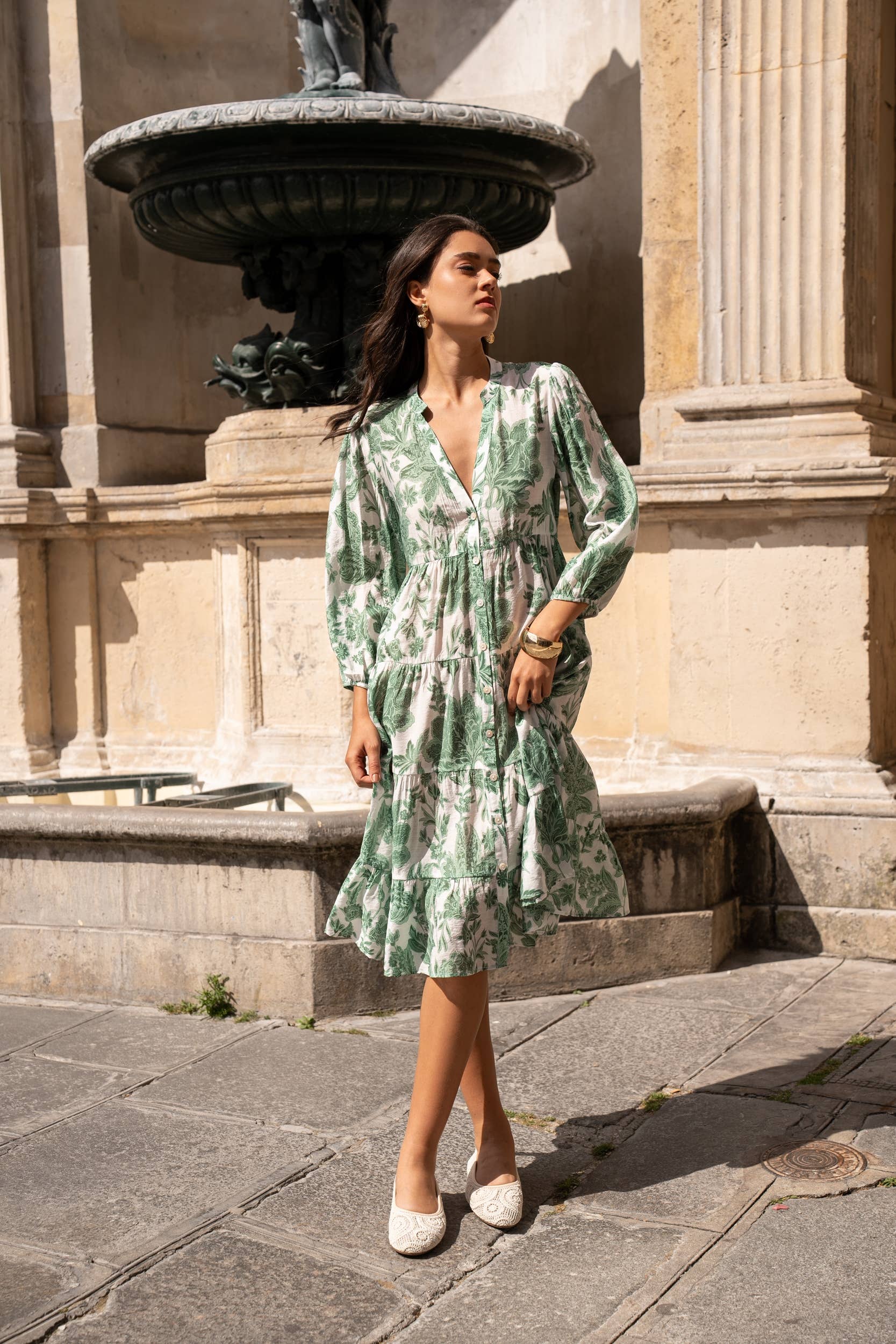 Robe chemise Sienna longueur midi - CK08388