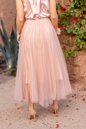 Jupe Aria en tulle plumetis SS26 - CK08077-3