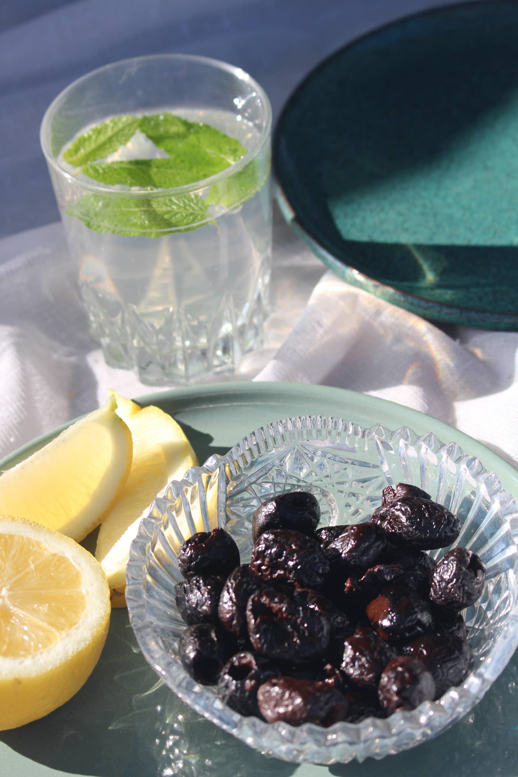 Olives noires à la grecque dénoyautées
