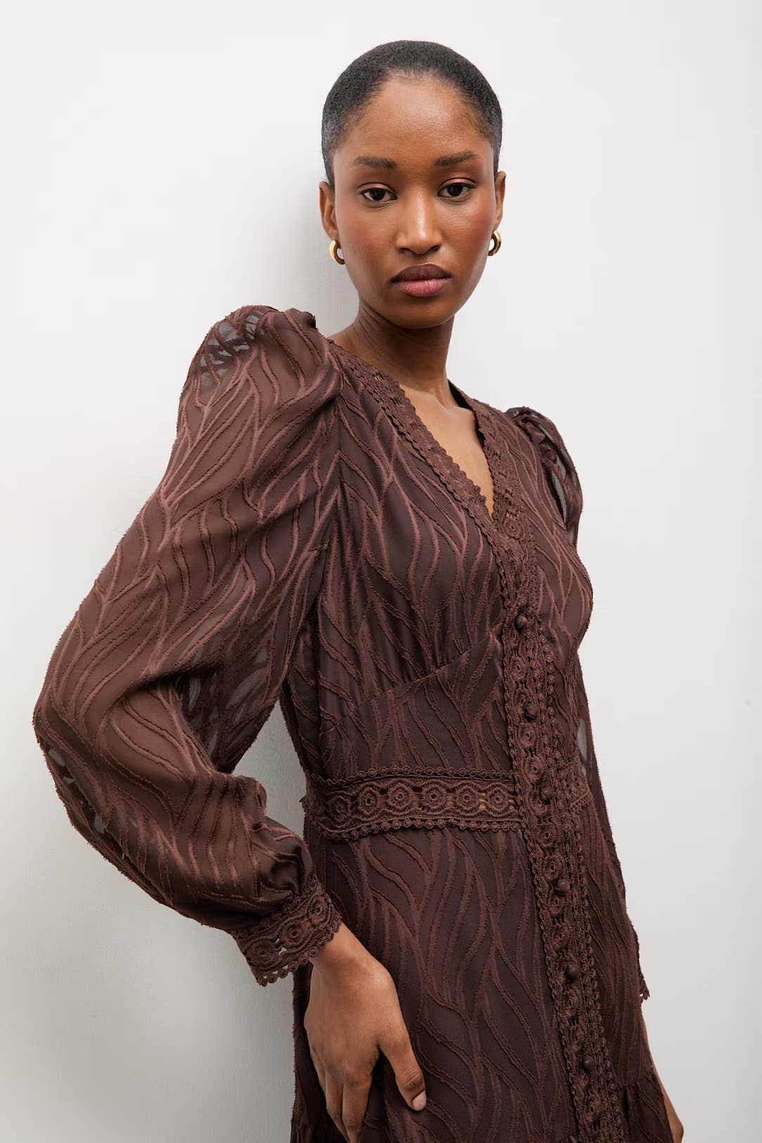 Robe Avril longue imprimé bohème - 80957-12