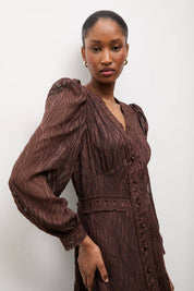 Robe Avril longue imprimé bohème - 80957-12