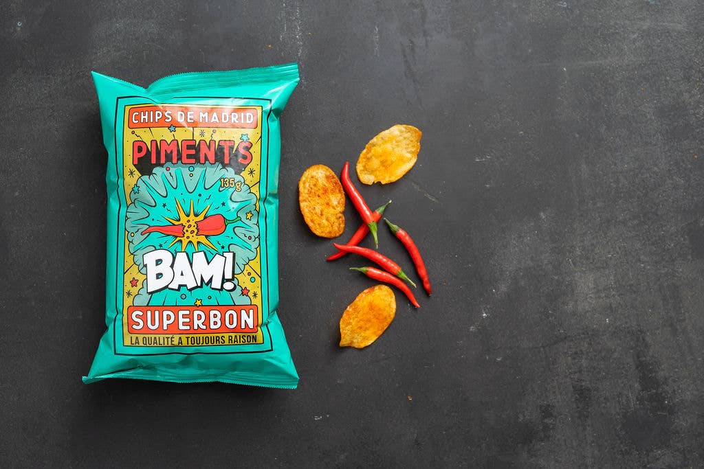 NOUVEAU - Chili Crisps 125 g - Superbon