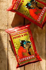 NOUVEAU - Chips Sel et Poivre 125 g - Superbon