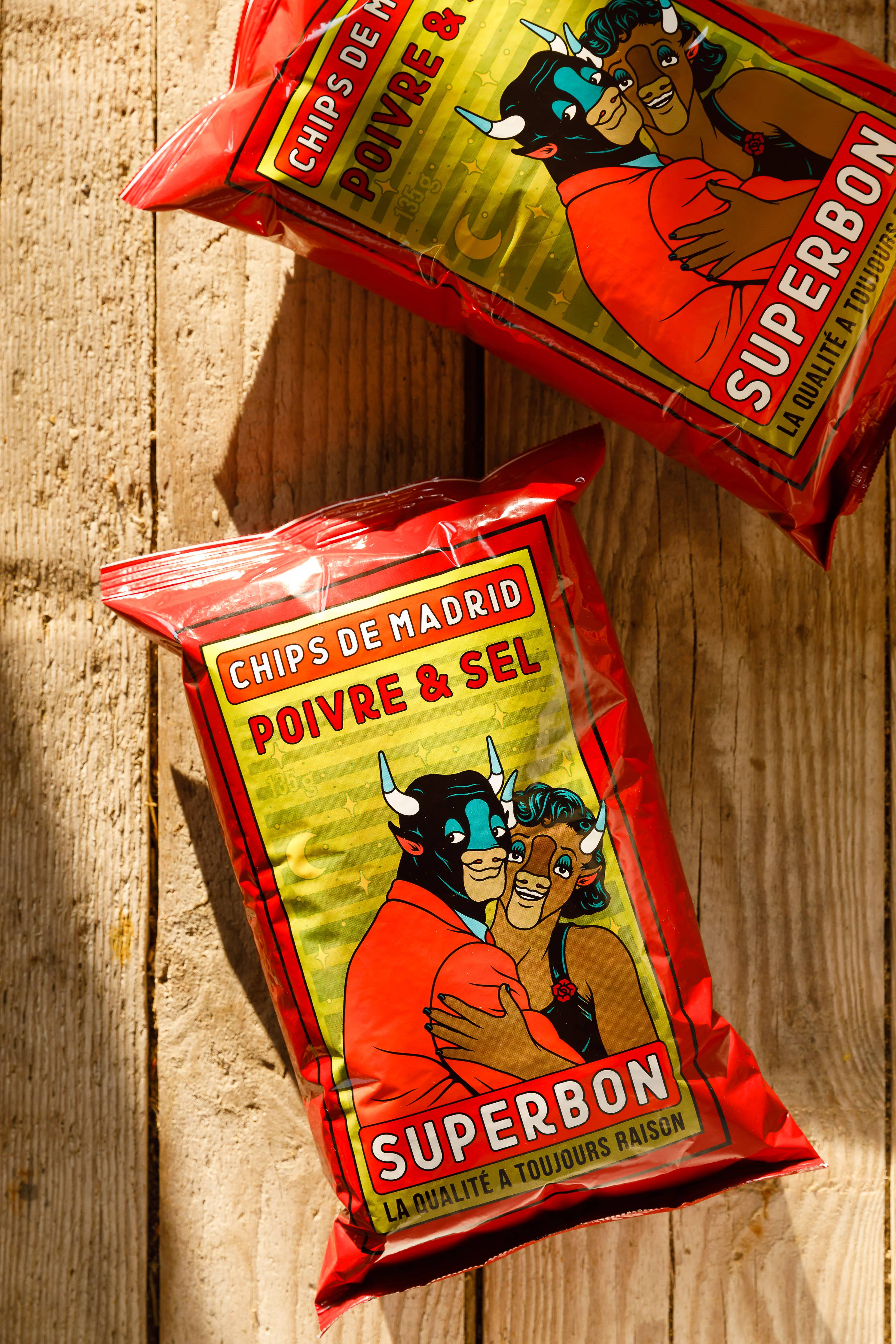 NOUVEAU - Chips Sel et Poivre 125 g - Superbon