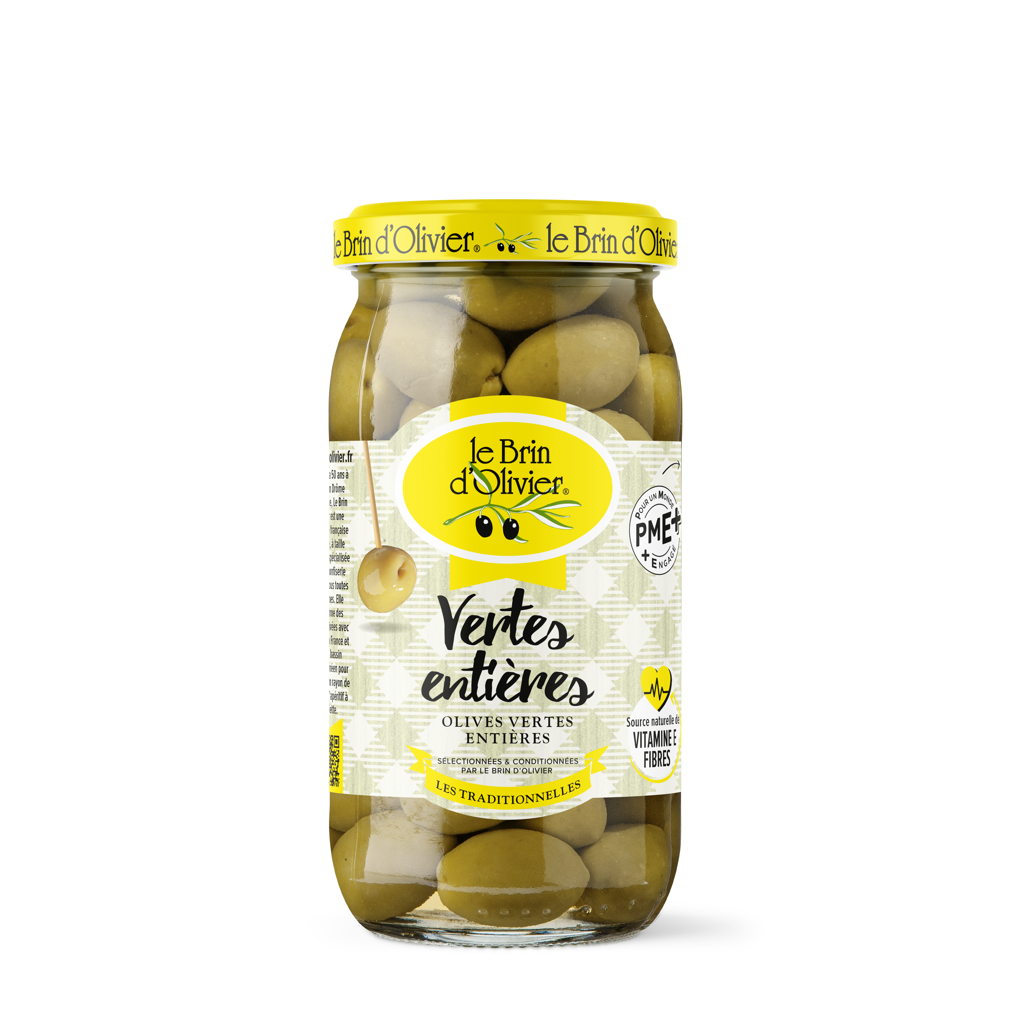 Olives vertes entières 200 gr