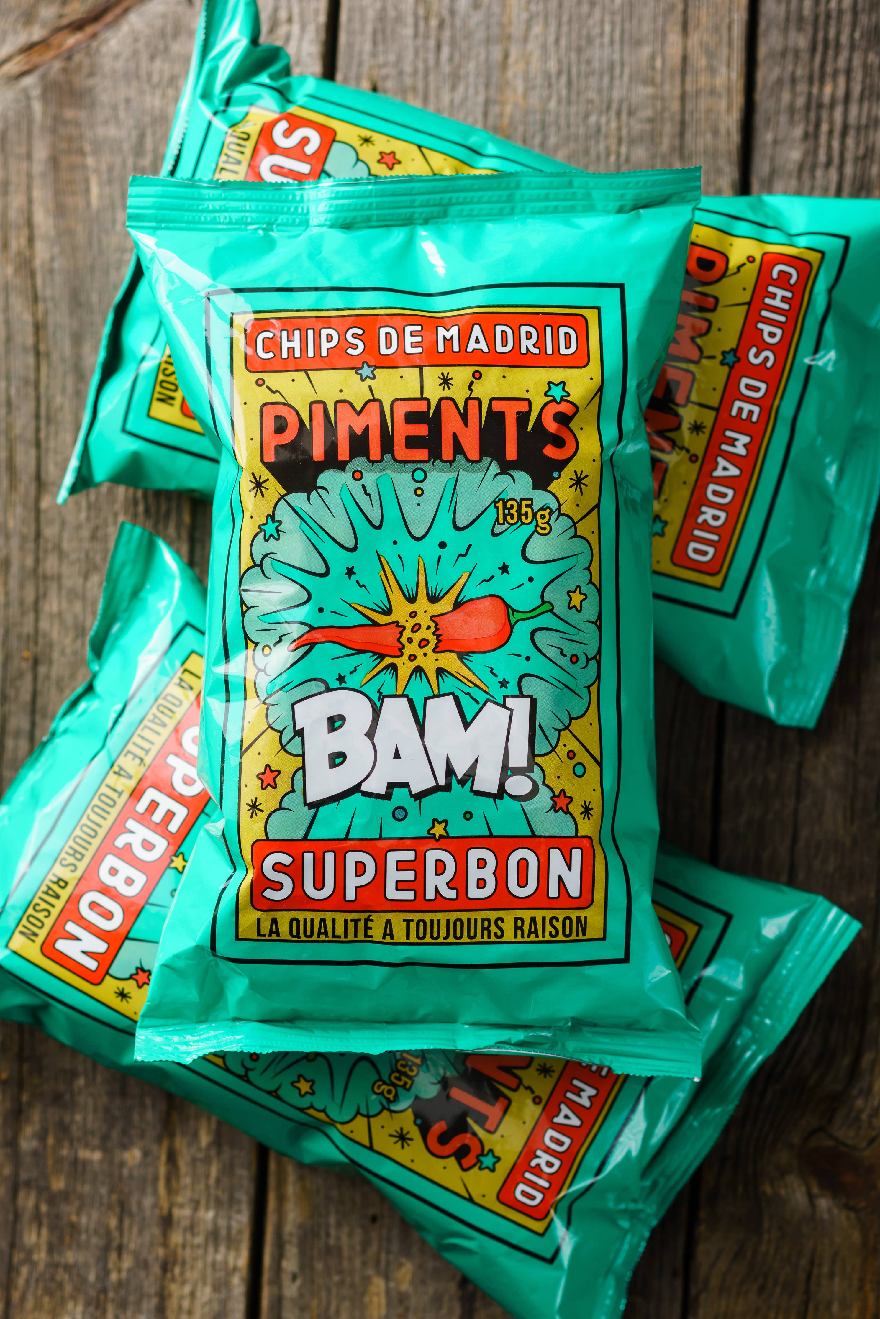 NOUVEAU - Chili Crisps 125 g - Superbon