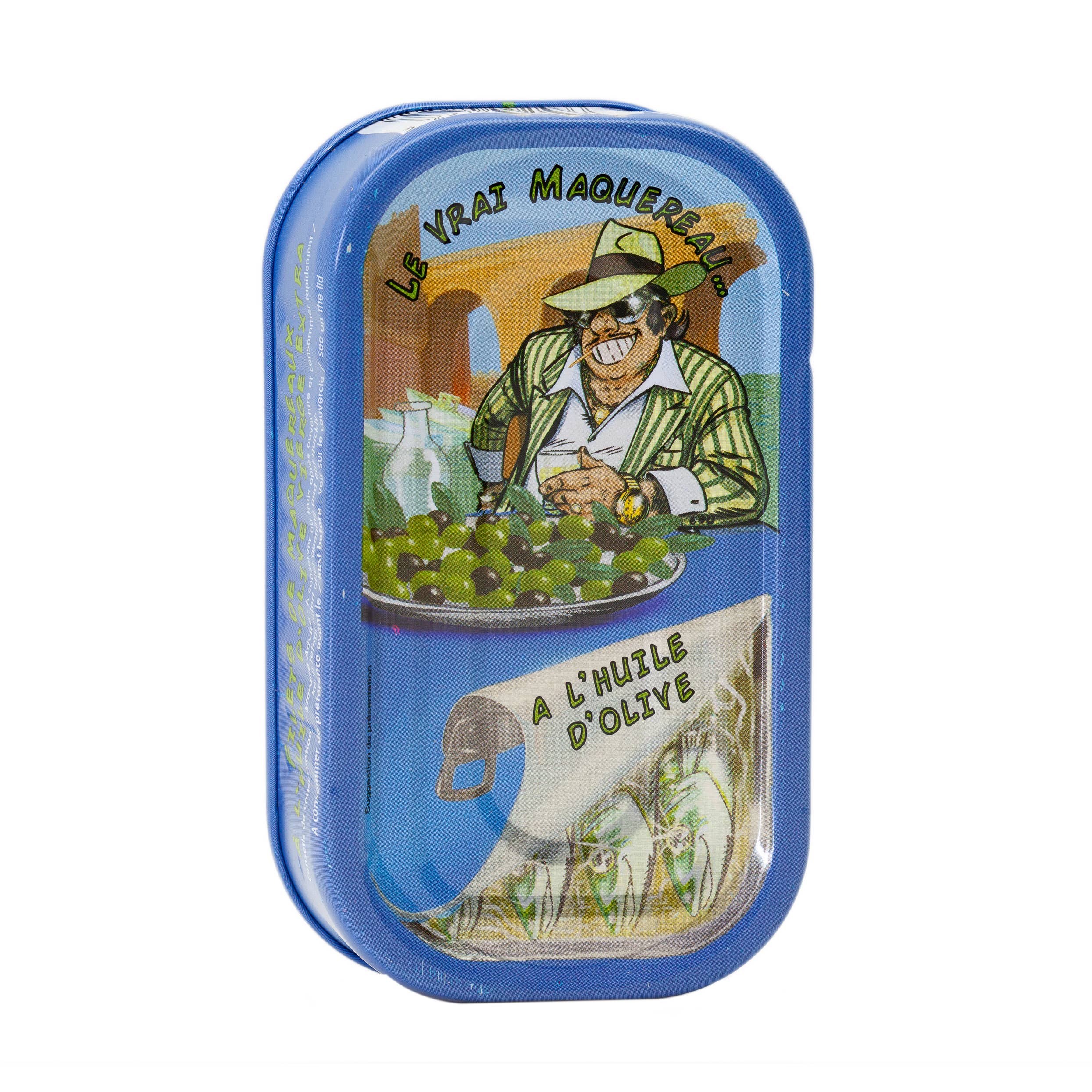 Makrillifileet extra-neitsytoliiviöljyssä 125 g