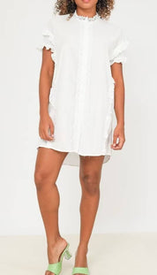 Robe Chemise Volantée Romance – Esprit Bohème Chic