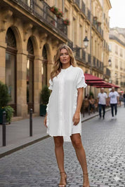 Robe Chemise Volantée Romance – Esprit Bohème Chic