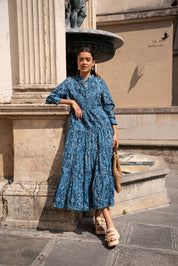 Robe Marbella coton imprimé - CK08112C