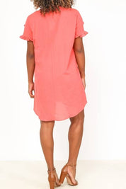 Robe Chemise Volantée Romance – Esprit Bohème Chic