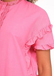 Robe Chemise Volantée Romance – Esprit Bohème Chic