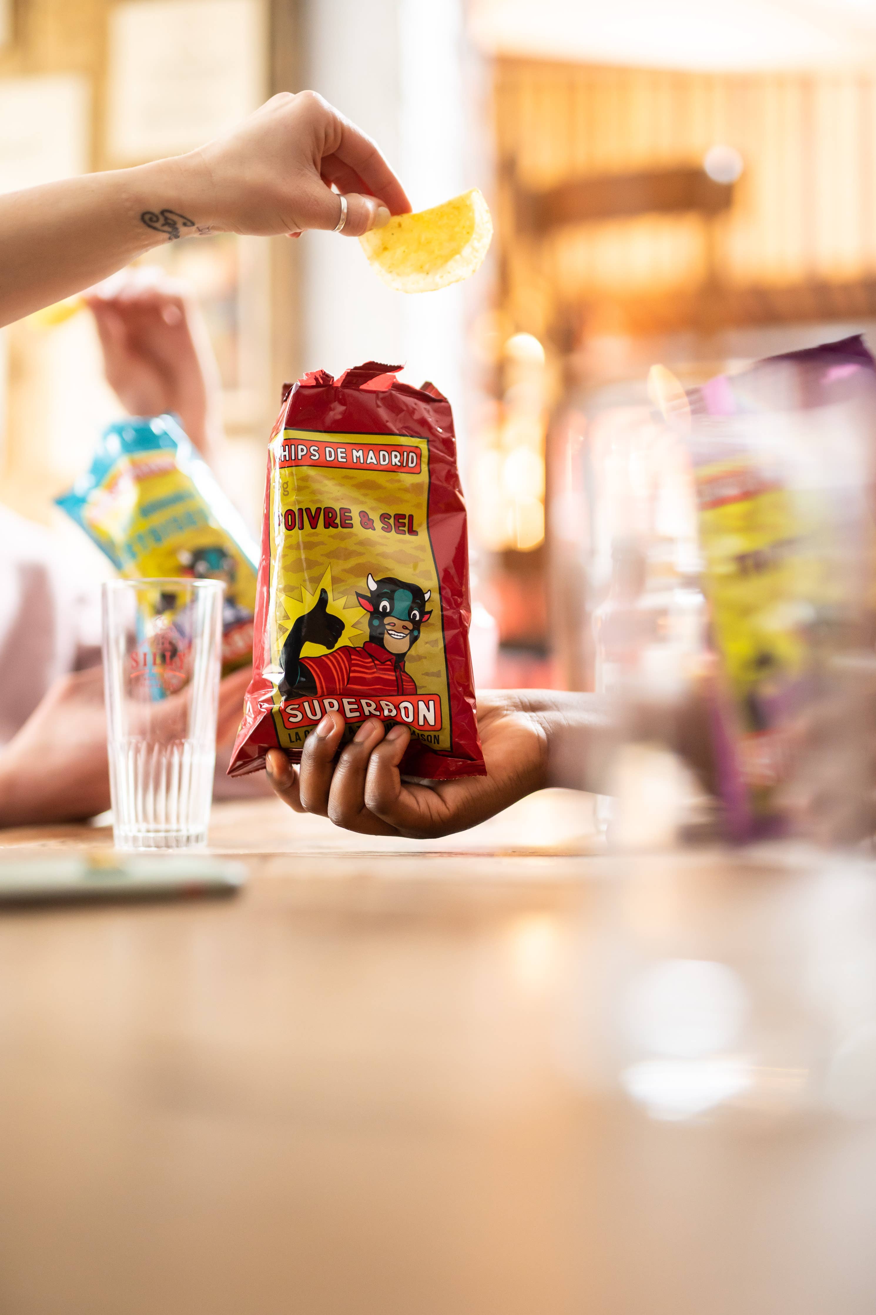 NOUVEAU - Chips sel et poivre 40 g - Superbon