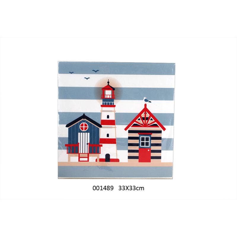Sachet De 20 Serviettes En Papier 'Balneo' 33 X 33 cm