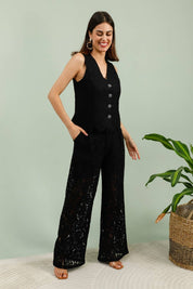 Top gilet en dentelle - CK08502