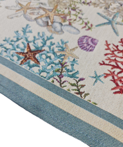Chemin de table Corallo en gobelin