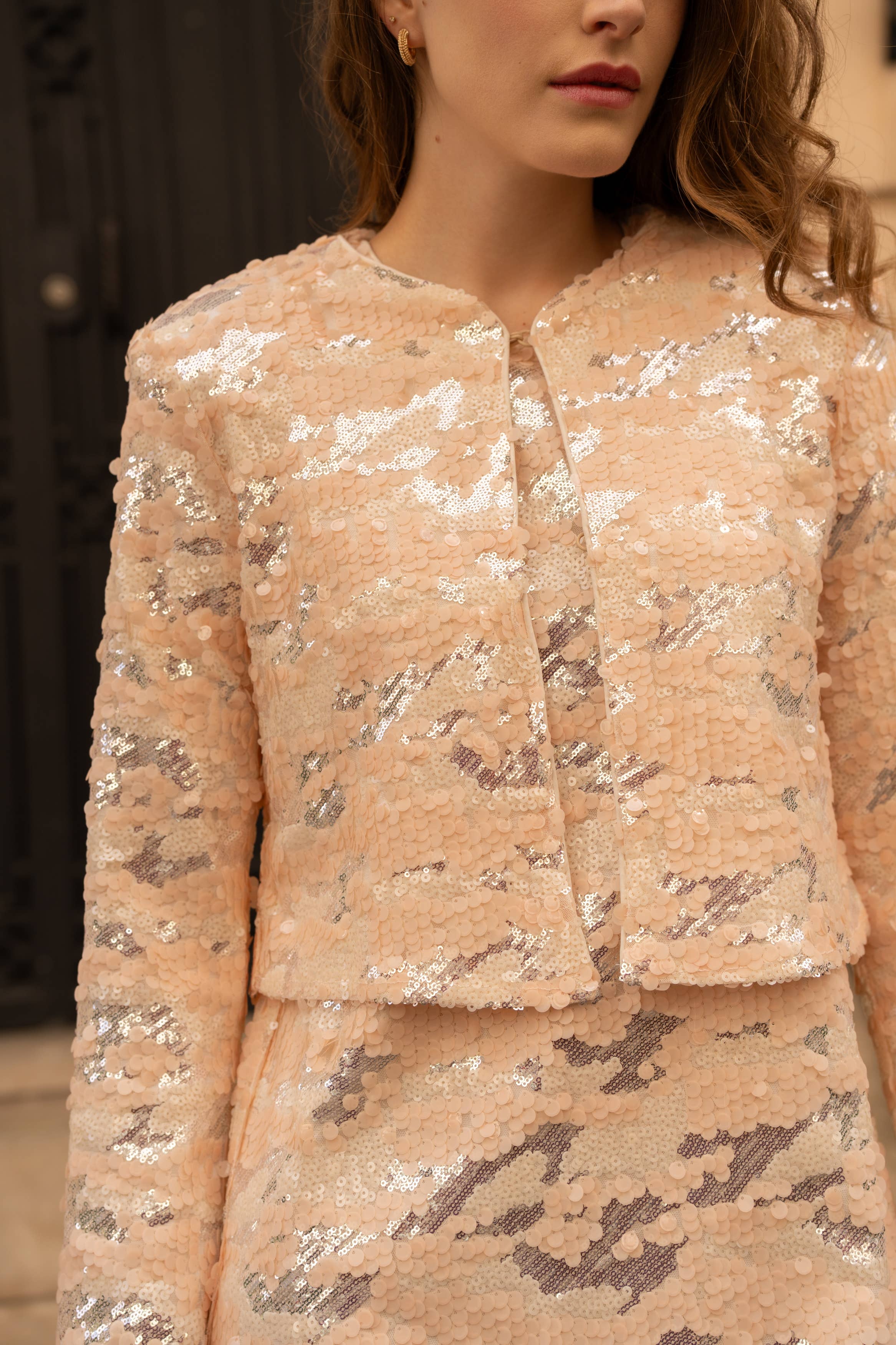 Veste Rosalia à sequins - CK08378-5