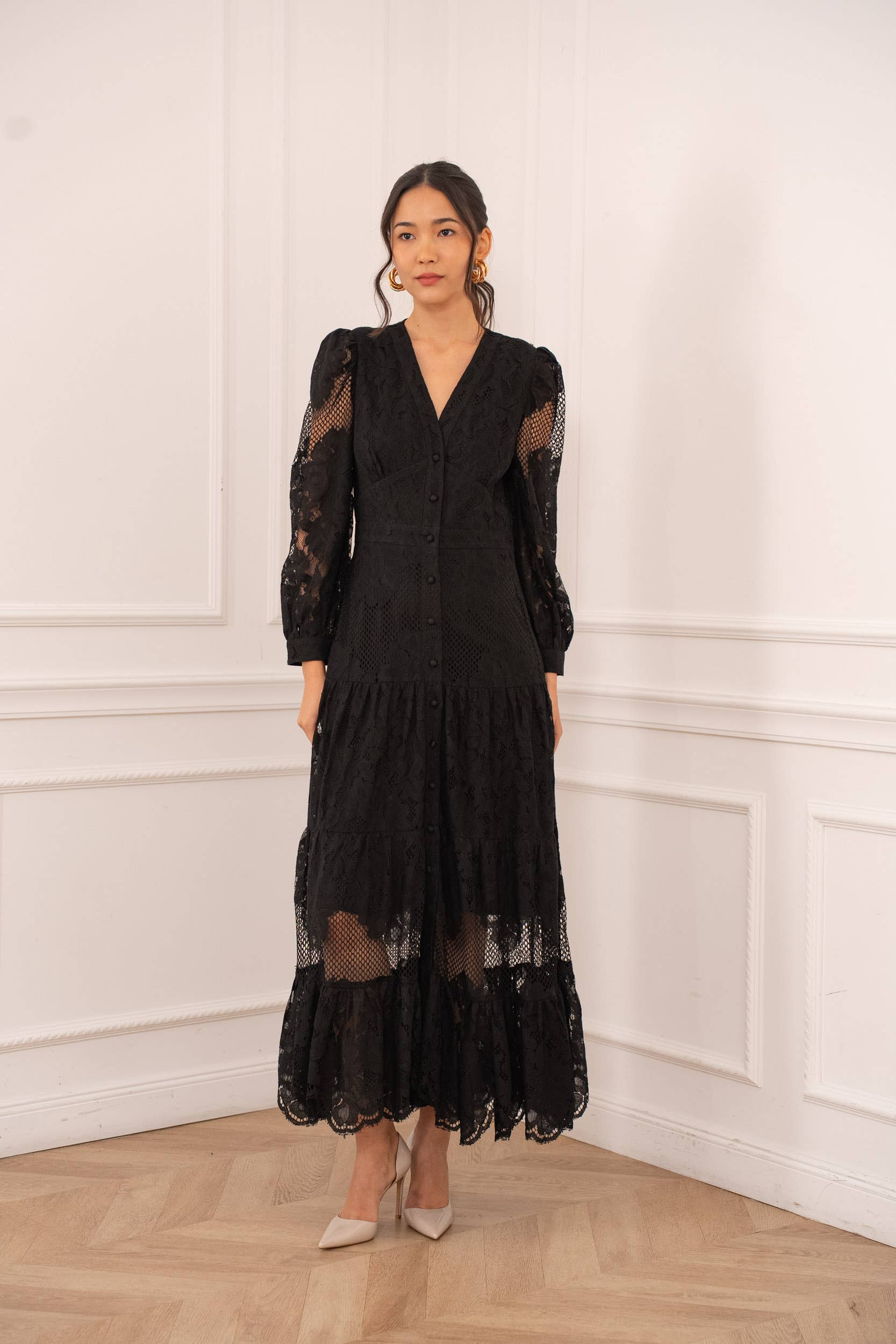 Robe Avril longue imprimé bohème - 80957-12