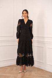 Robe Avril longue imprimé bohème - 80957-12