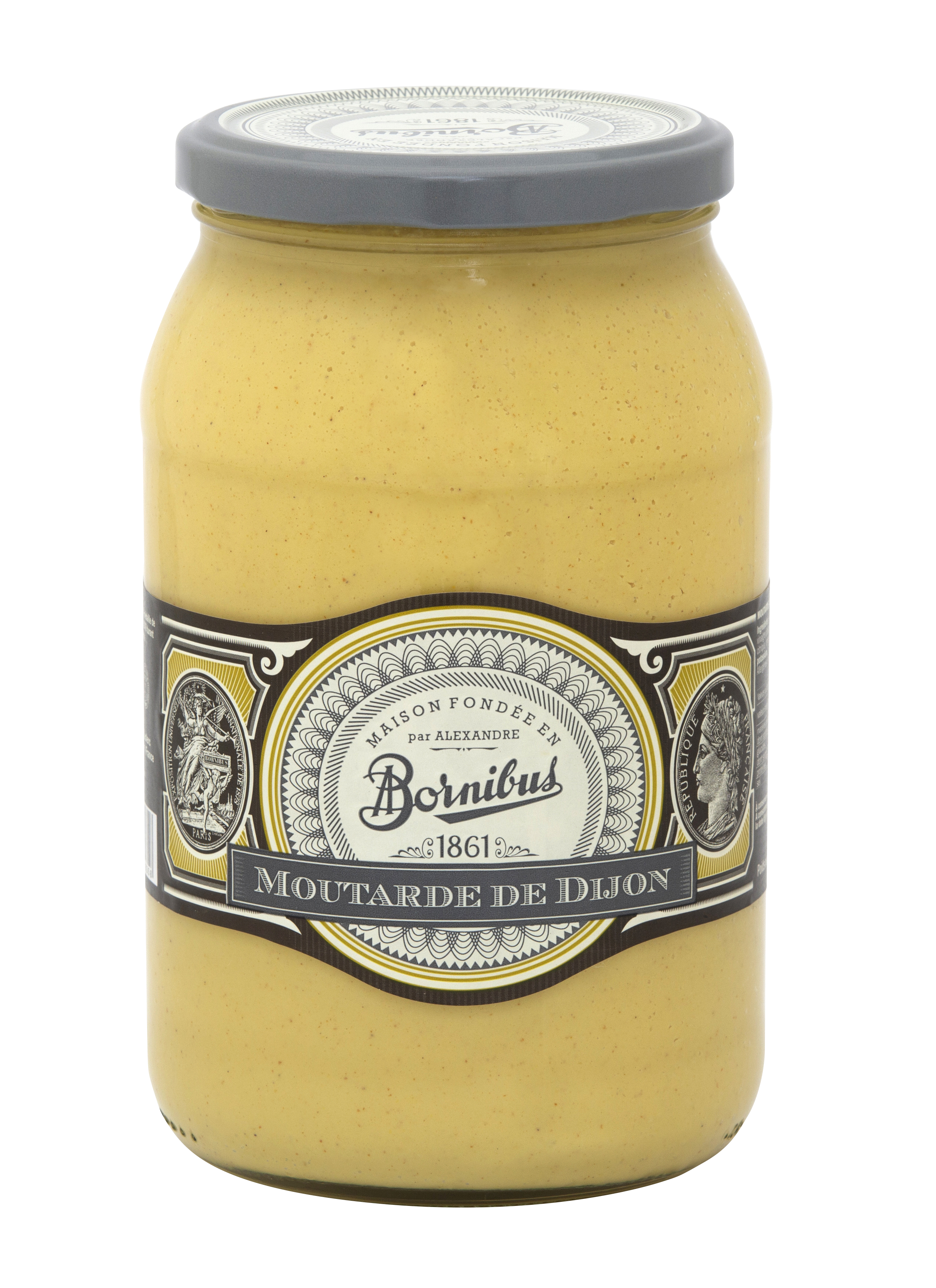 Dijon-Sinappi - 950g Perhekoko - Parasta ennen 13/08/26