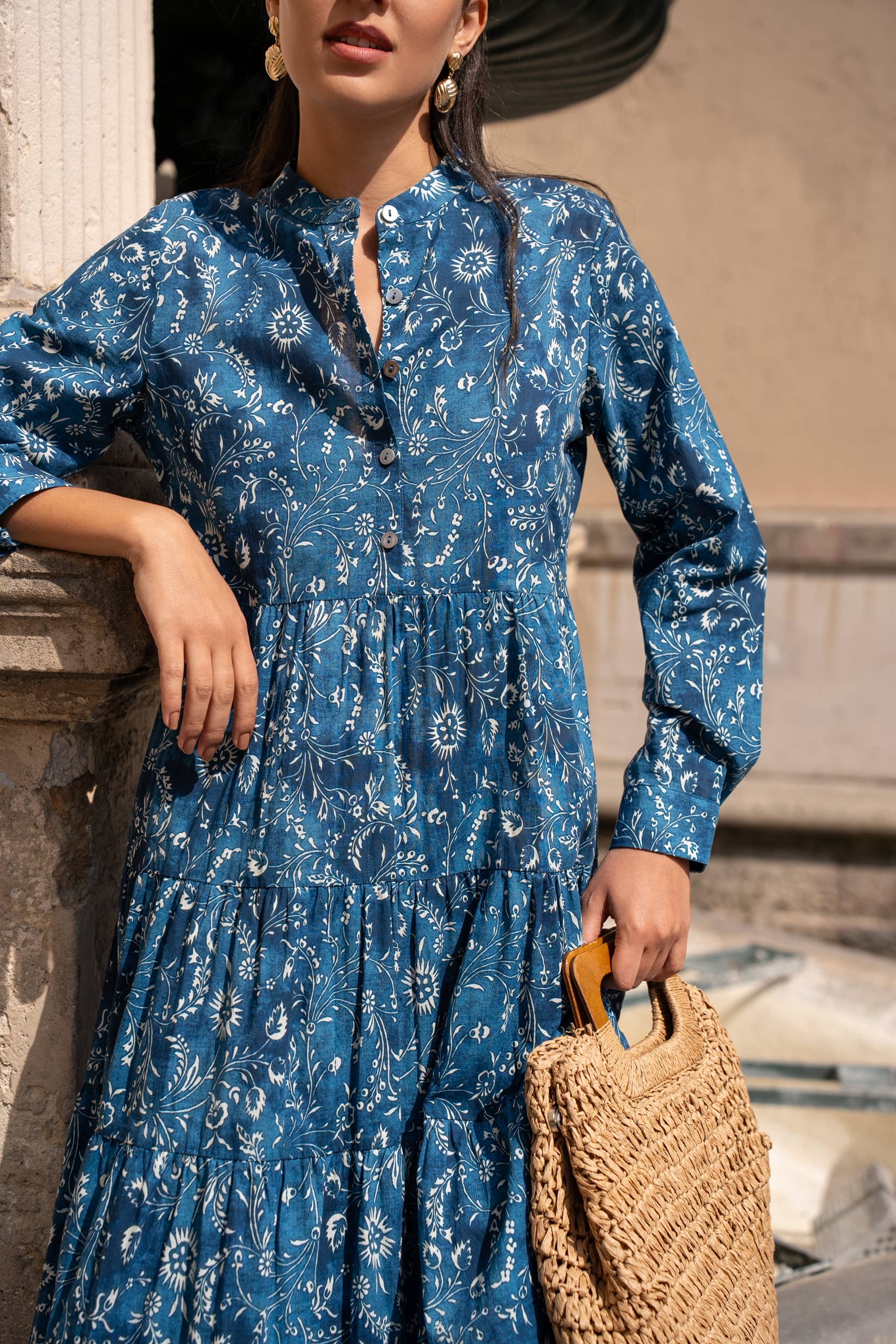 Robe Marbella coton imprimé - CK08112C