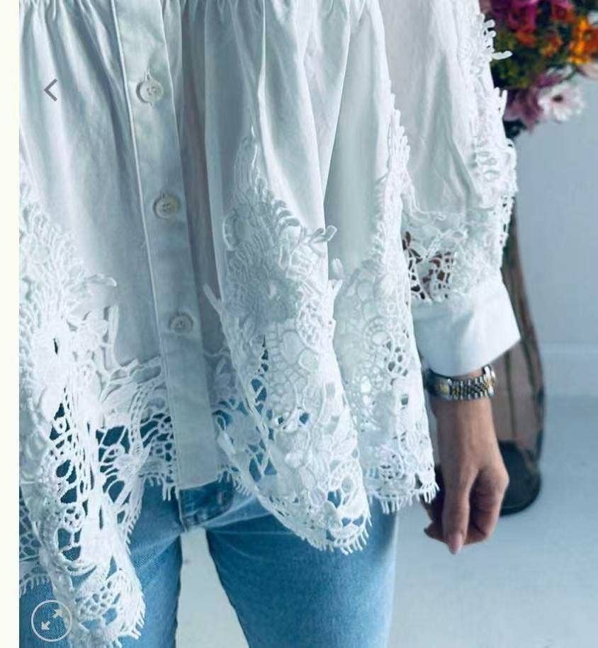 Chemise Bohème Dentelle Couture
