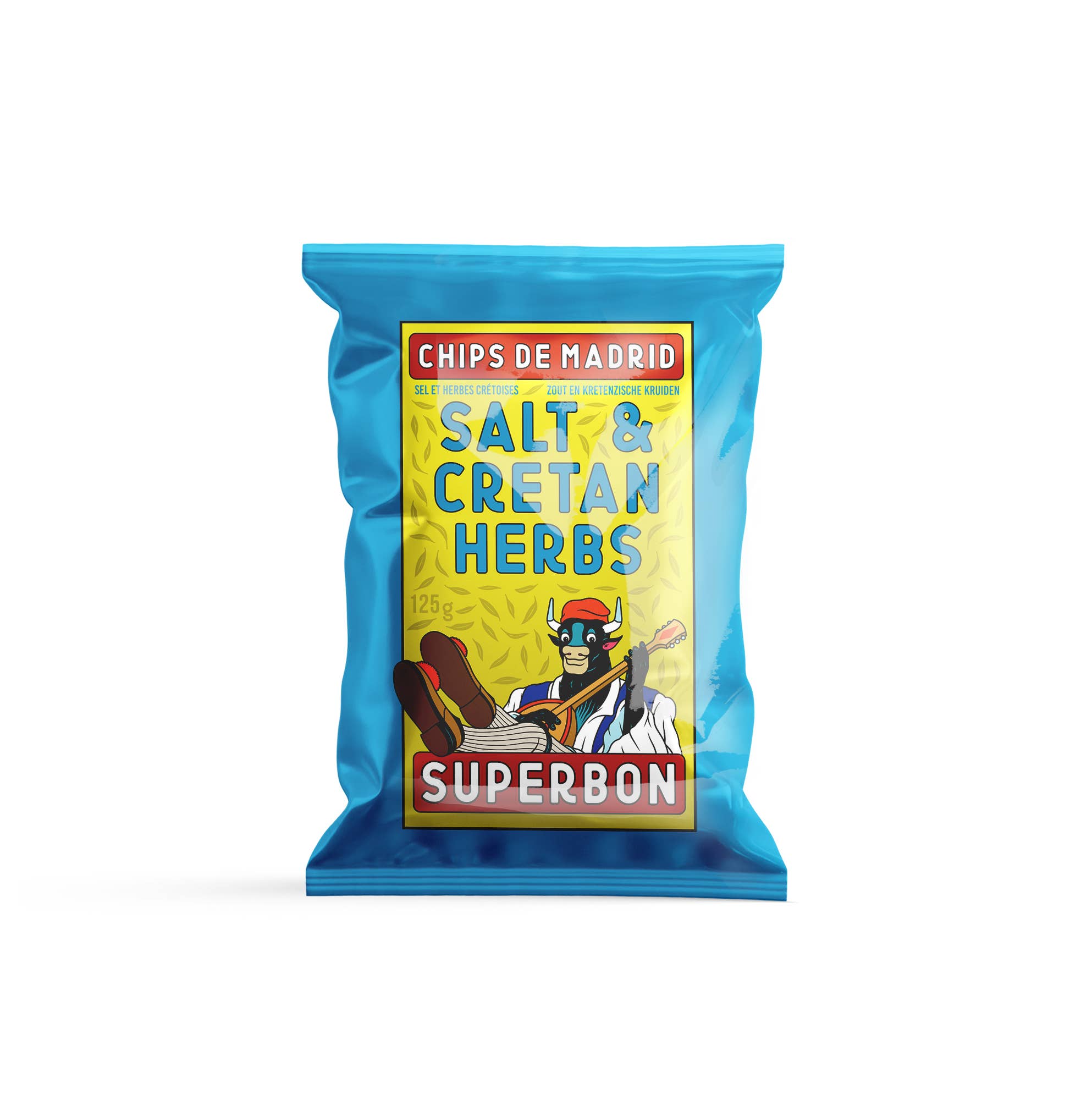 NOUVEAU - Chips aux herbes crétoises 125 g - Superbon