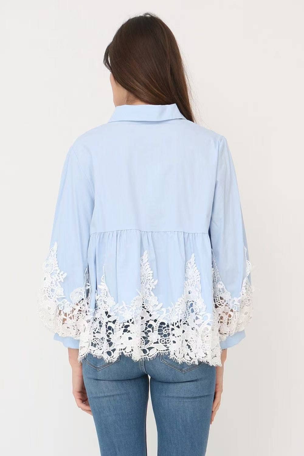 Chemise Bohème Dentelle Couture