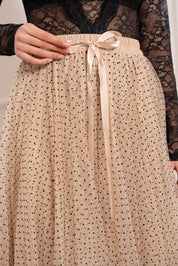 Jupe Aria en tulle plumetis SS26 - CK08077-3