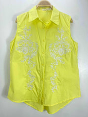 Chemise Sans Manches Brodée Riviera Chic