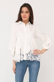 Chemise Bohème Dentelle Couture