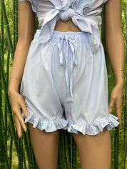 Short Fluide à Volants Bohème Chic