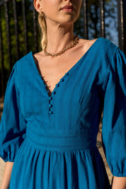 Robe longue Taylor en coton jacquard - 81046-1