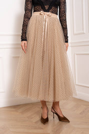 Jupe Aria en tulle plumetis SS26 - CK08077-3