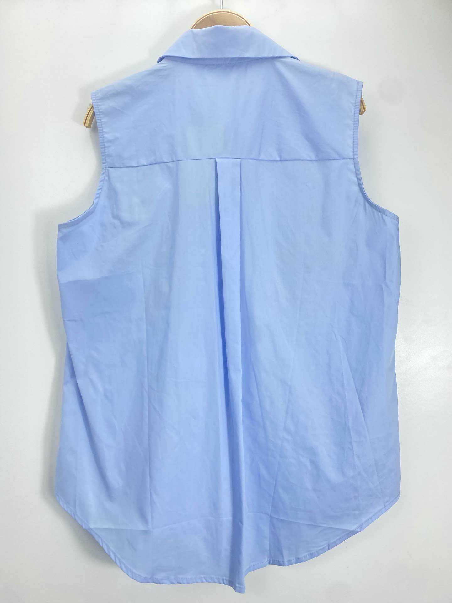 Chemise Sans Manches Brodée Riviera Chic
