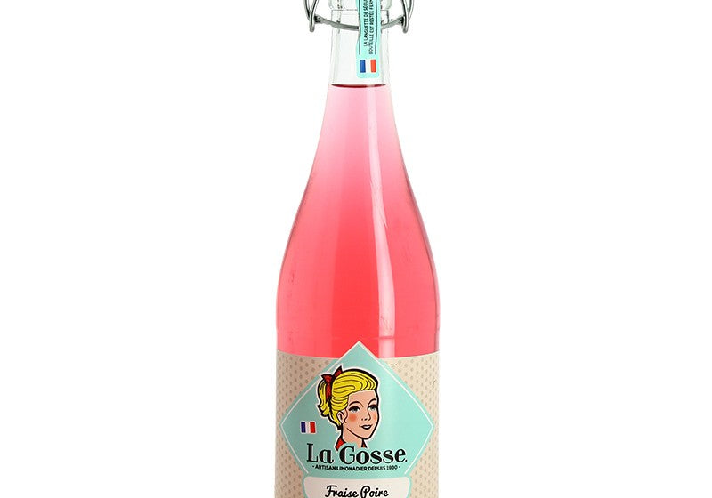 Ranskalainen La Gosse mansikka-päärynä limonadi