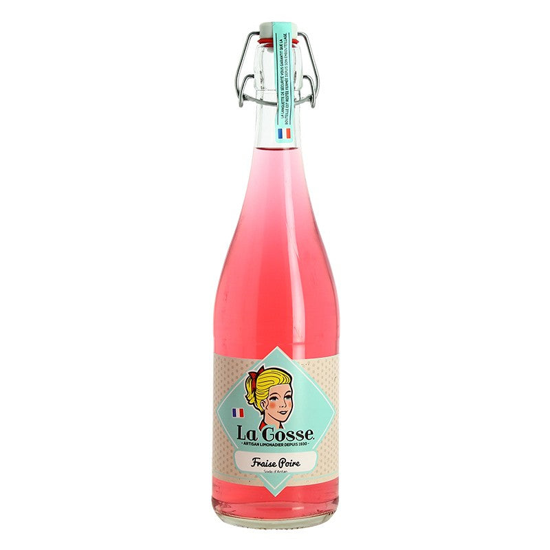 Ranskalainen La Gosse mansikka-päärynä limonadi