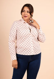 Kissapaitapusero, vaaleanpunainen