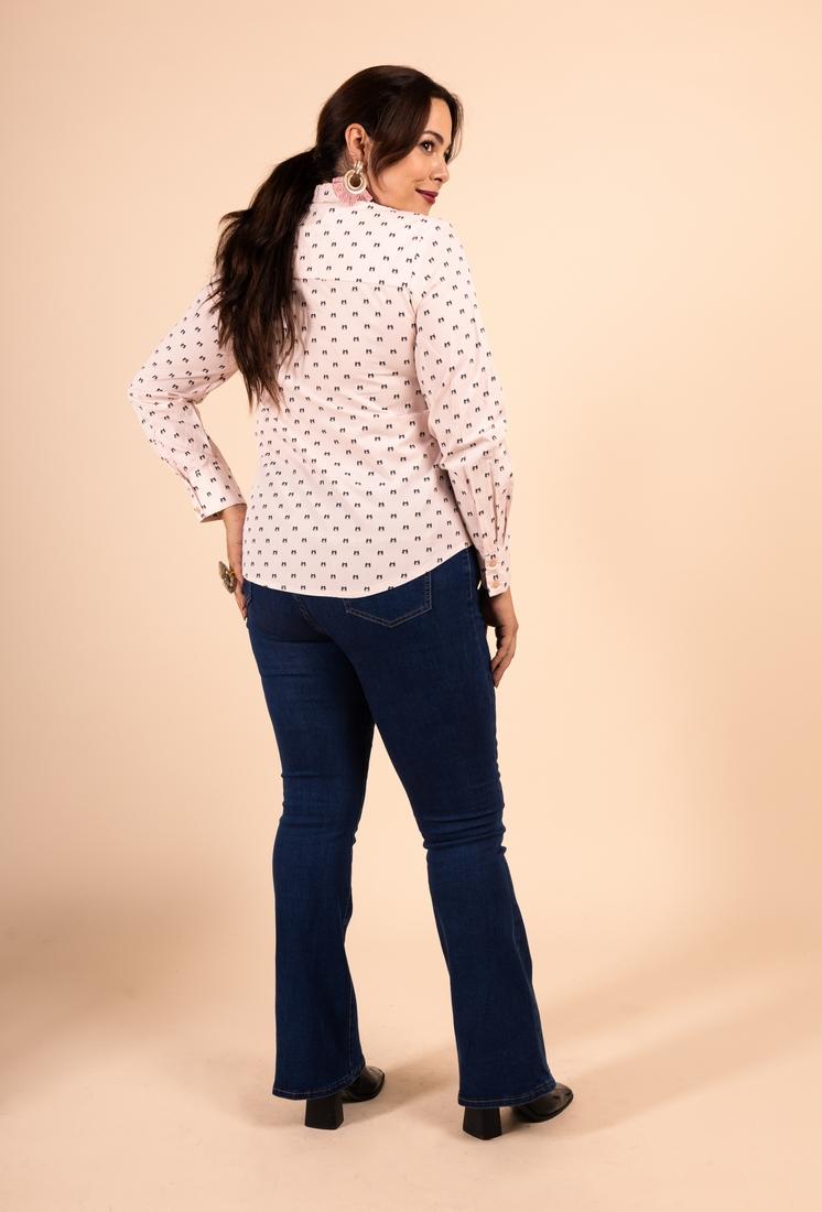 Kissapaitapusero, vaaleanpunainen