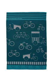 Keittiöpyyhe jacquard kudottu pyörät 