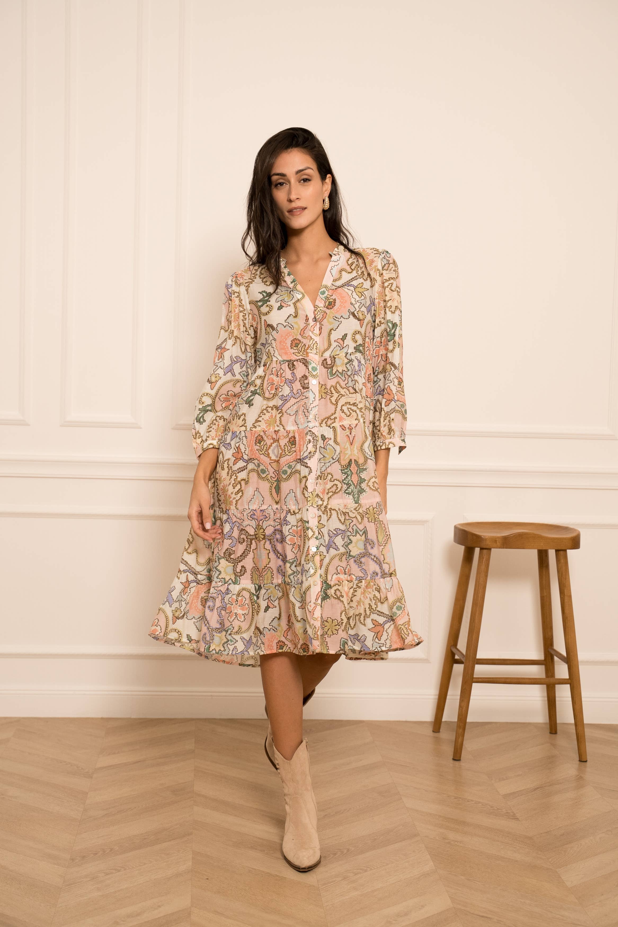 Robe chemise Sienna longueur midi - CK08388