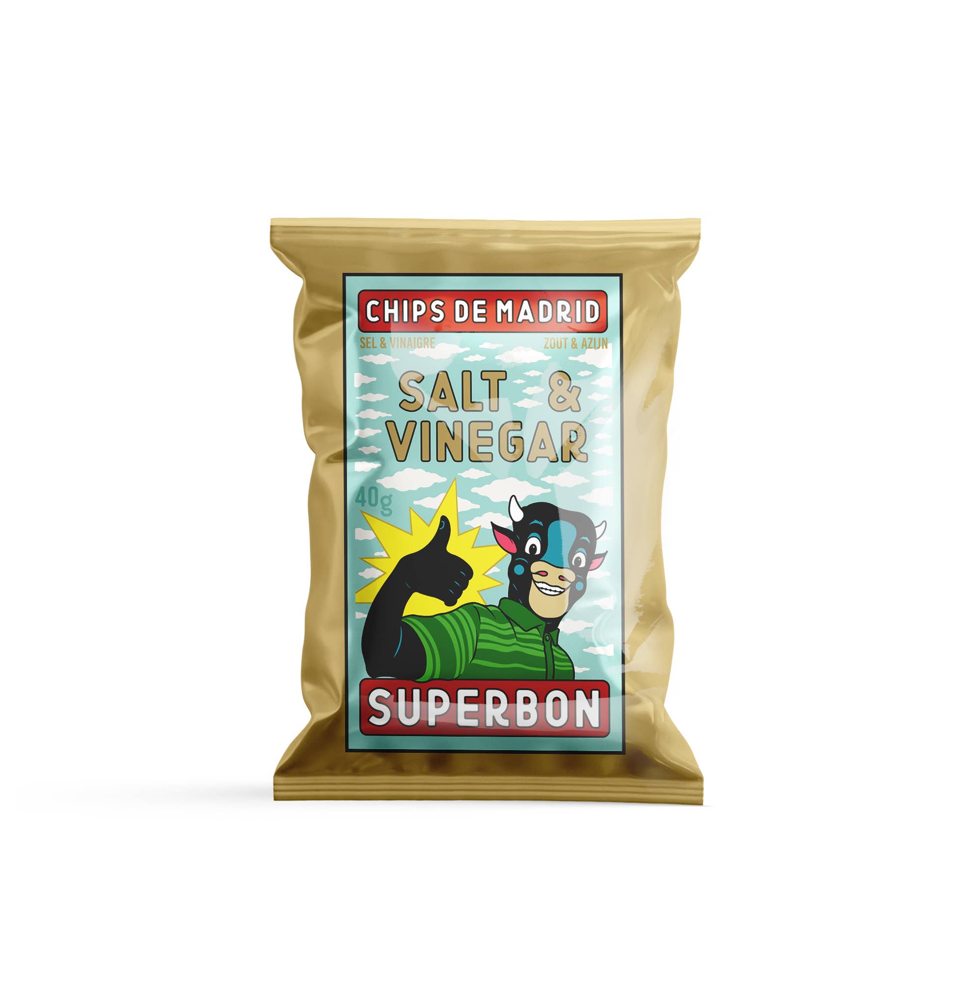 NOUVEAU - Chips Vinaigre & Sel 40 g - Superbon