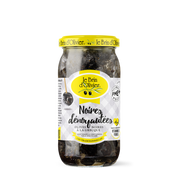 Olives noires à la grecque dénoyautées 210gr